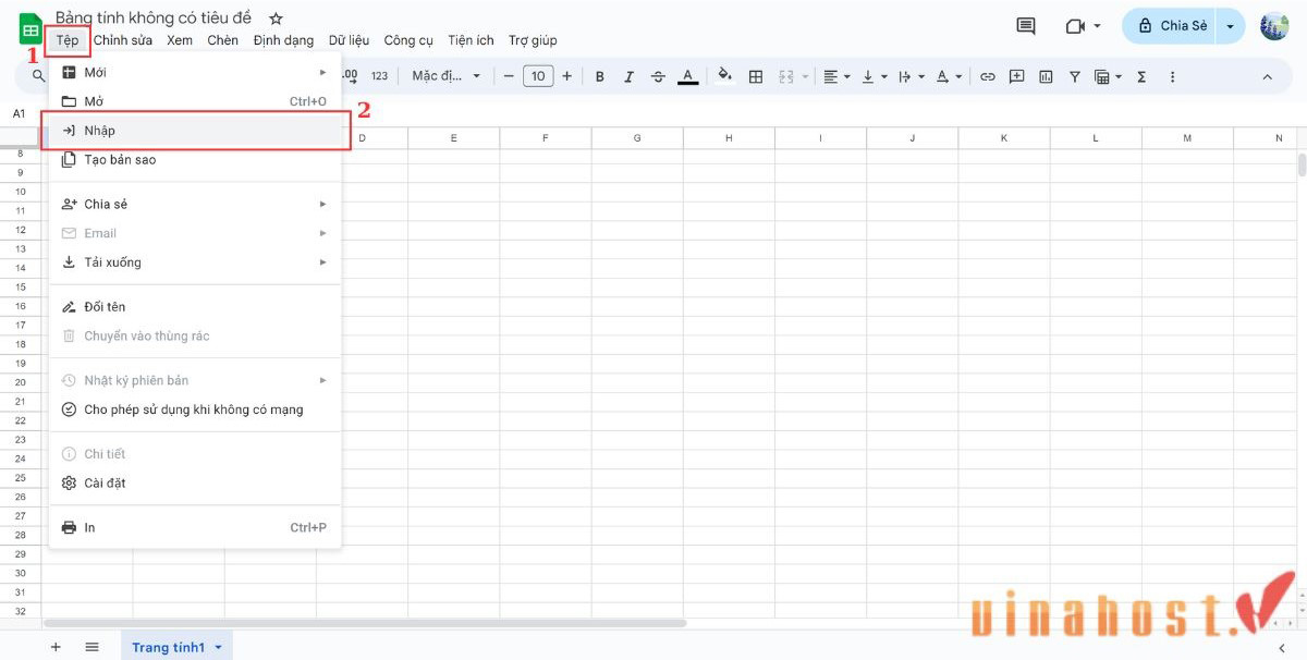 google sheet la gi