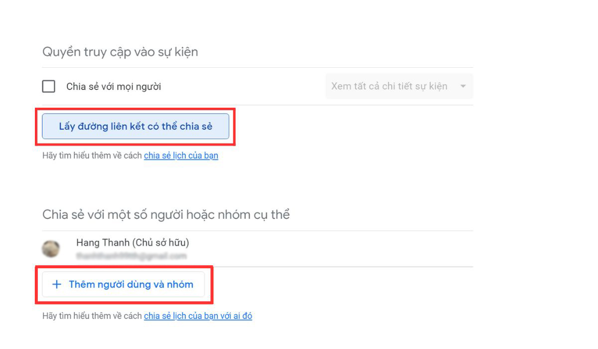 google calendar la gi