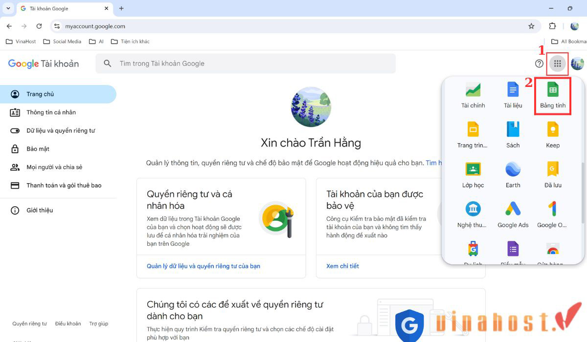 google sheet la gi