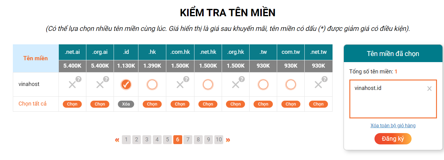 ten mien id