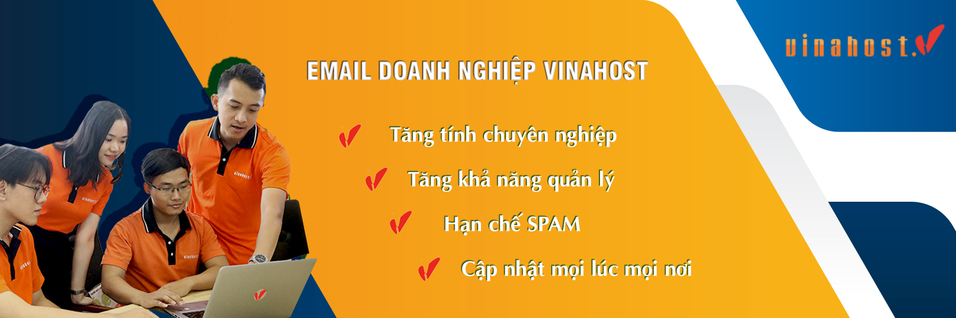 Những Lợi ích của Email doanh nghiệp tại VinaHost