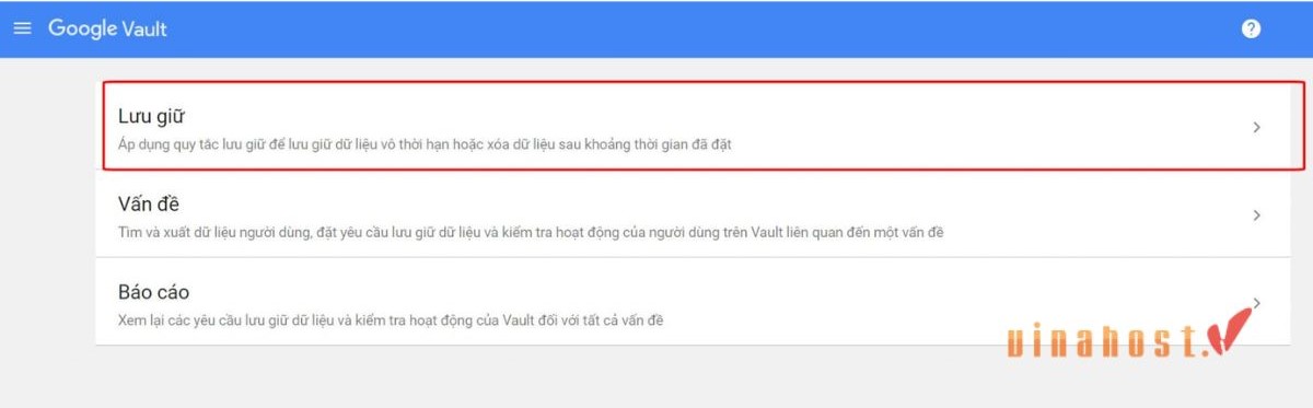 google vault la gi