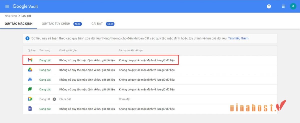 google vault la gi