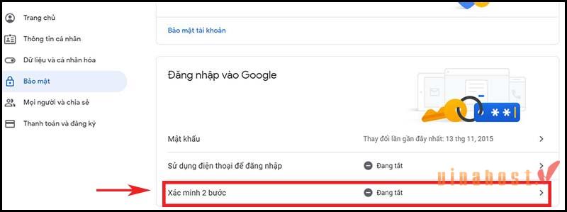 cach bat bao mat email 2 lop