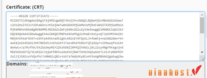 cai ssl tren cpanel