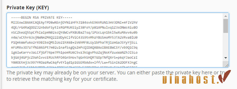 cai ssl tren cpanel
