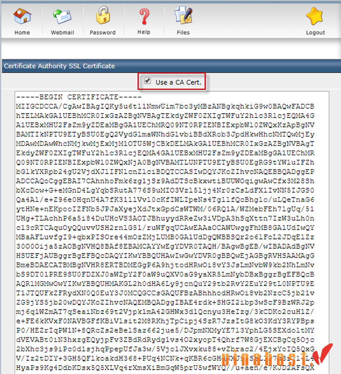 cai ssl tren directadmin