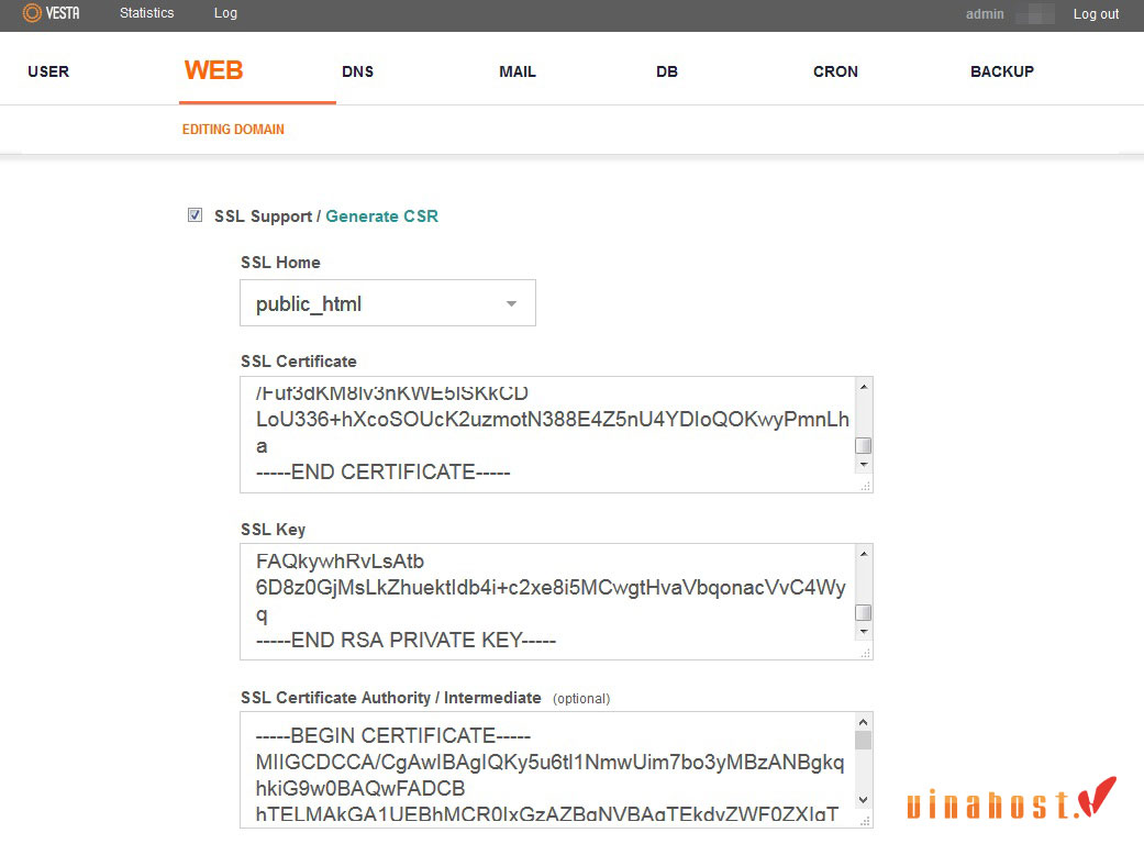 cai ssl tren vestacp