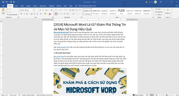 chức năng soạn thảo và định dạng của microsoft word
