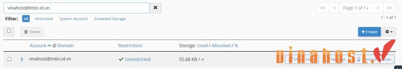 tạo email trên hosting cpanel