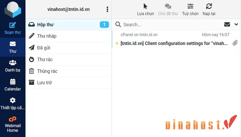 tạo email trên hosting cpanel
