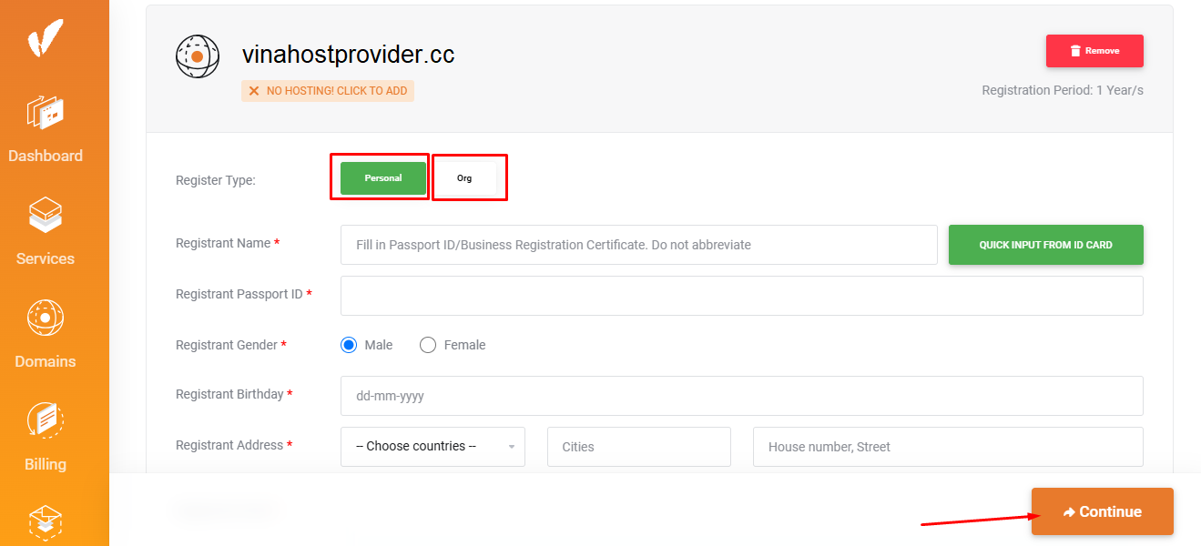 What is .CC domain name