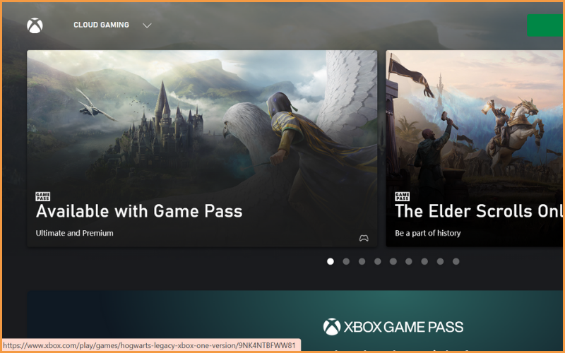 Xbox Cloud Gaming