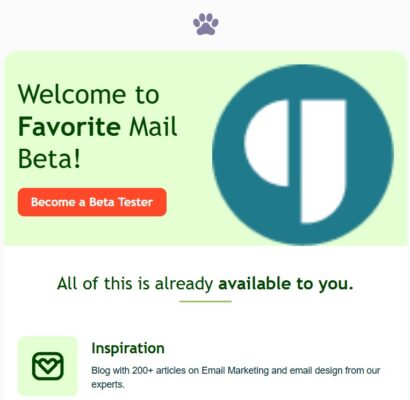 Ecommerce email marketing chào mừng