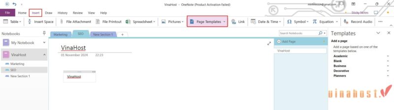 microsoft onenote la gi