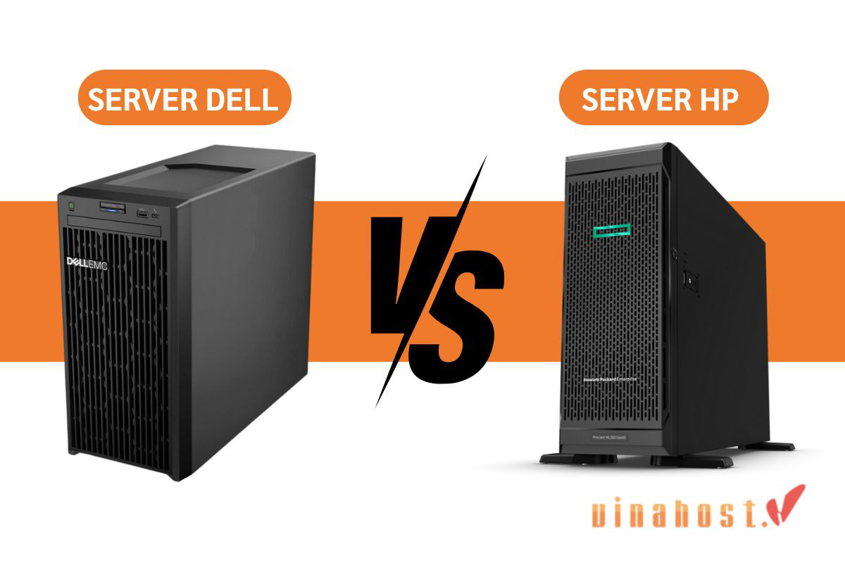 so sánh sự khác nhau giữa server dell và server HP
