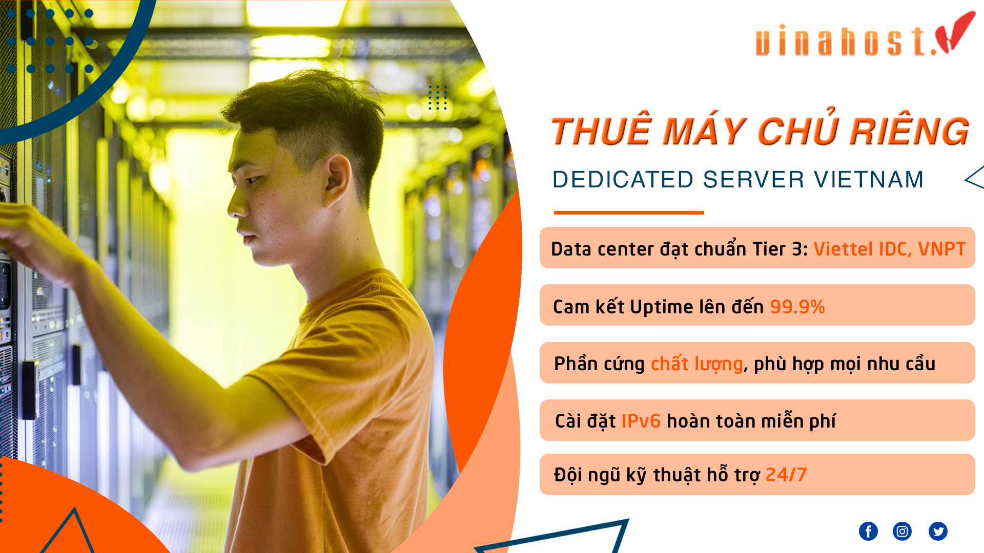Dịch vụ thuê máy chủ riêng tại Việt Nam