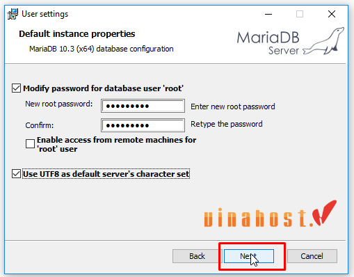 cai dat mariadb tren windows