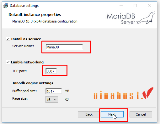 cai dat mariadb tren windows