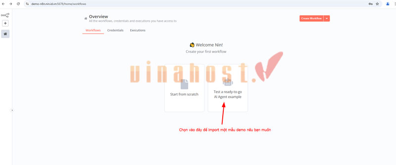 cai dat n8n tren hosting