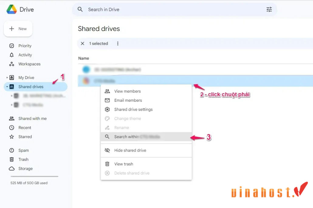 giao diện Google Workspace Cloud Search