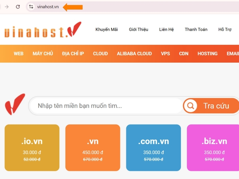 hosting va ten mien