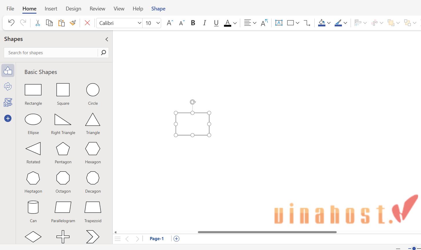 Hướng dẫn các bước vẽ sơ đồ cơ bản trên Microsoft Visio