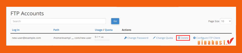 reset hosting cpanel