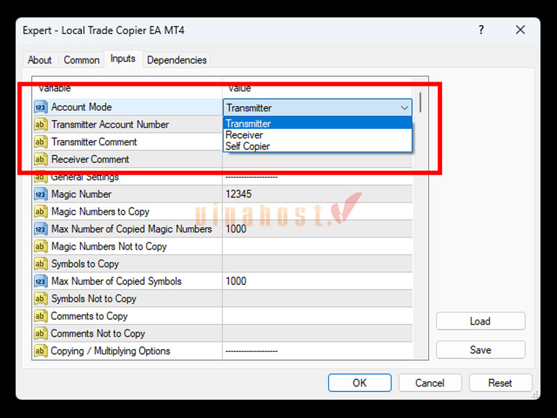 Tính năng copytrade trên MT4