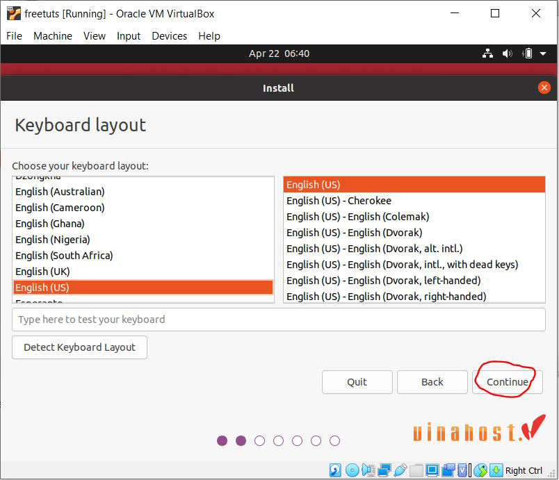 Tự tạo Cloud Server - Bước 4: Cài đặt hệ điều hành (Ubuntu Server)