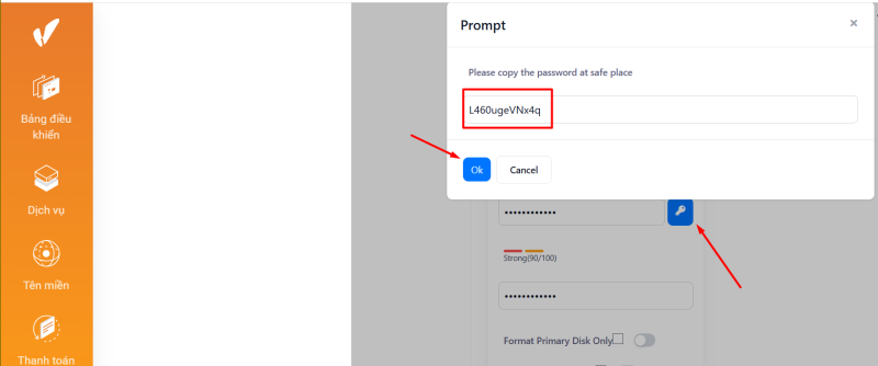 cai dat he dieu hanh tren vps vinahost