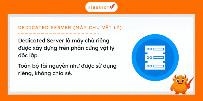 Dedicated Server Bare Metal máy chủ vật lý độc lập với toàn quyền Root và IPMI