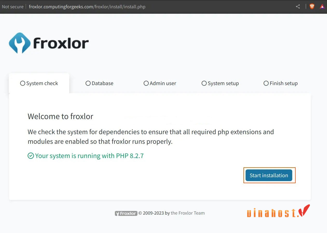 Froxlor la gi