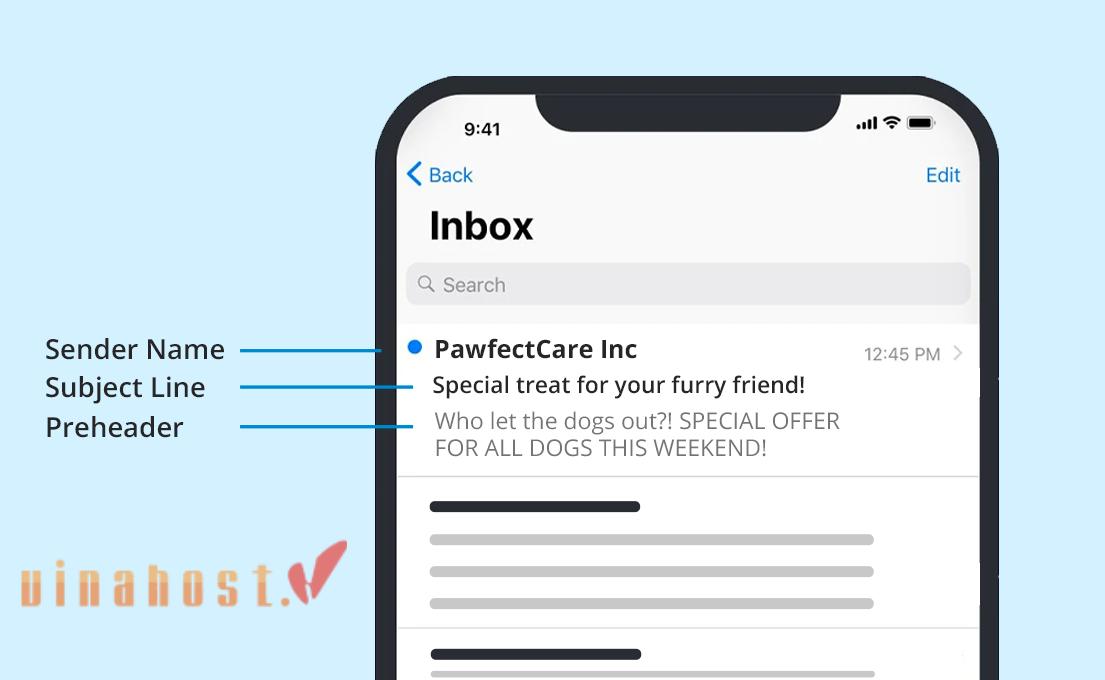 email preheader