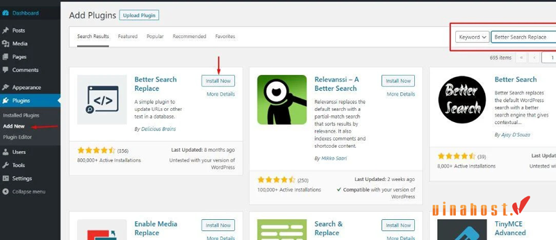 chuyen http sang https 3 - #1 Hosting Giá Rẻ, VPS Giá Rẻ, Máy Chủ Vật Lý, Email, Cloud Server Cài đặt Better Search Replace để xử lý link cũ trong Database.