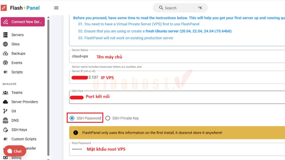 flashpanel la gi 5 - #1 Hosting Giá Rẻ, VPS Giá Rẻ, Máy Chủ Vật Lý, Email, Cloud Server Các bước cài đặt FlashPanel