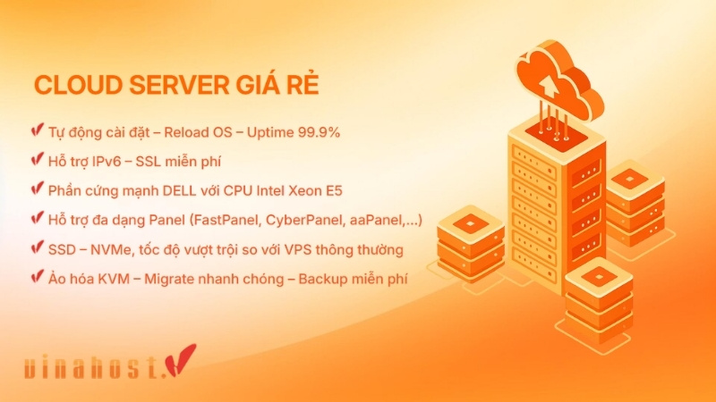Thuê Cloud Server Giá Rẻ | Tốc Độ Cao | Chỉ từ 127K