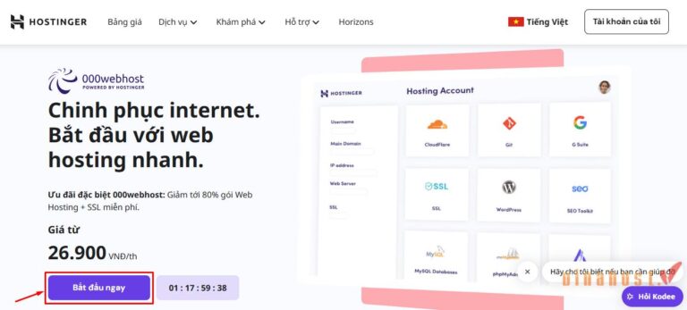 [2026] 000webhost là gì? | Cách đăng ký 000webhost dễ dàng