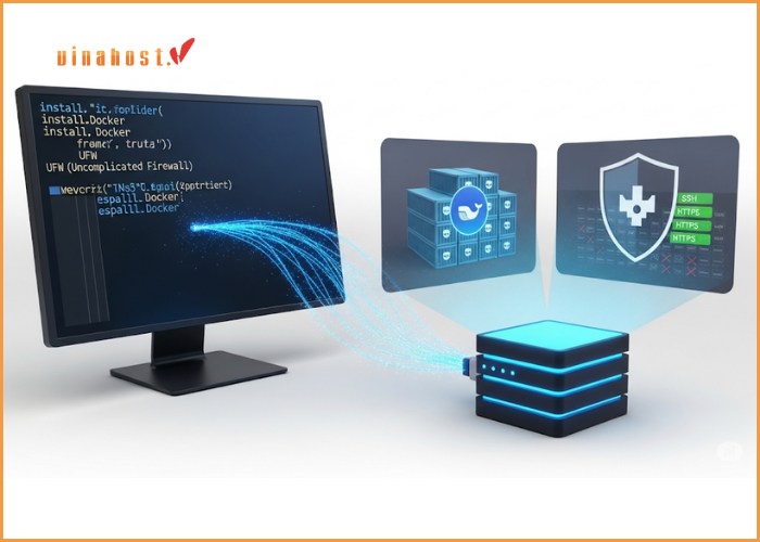 Install Docker and Set Up the Firewall
