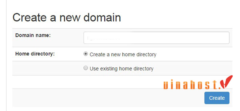 Tạo website (Domain) trên Sentora