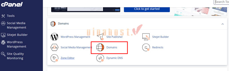 tro 2 tên mien ve 1 website / Hosting bang Addon Domain tren Cpanel