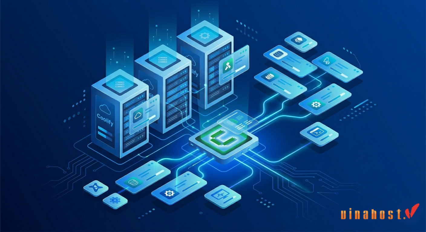 VPS Coolify là máy chủ ảo riêng (VPS) được sử dụng để cài đặt và vận hành Coolify