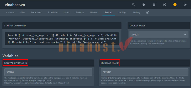 Cai dat modpack tu dong tu Modrinth