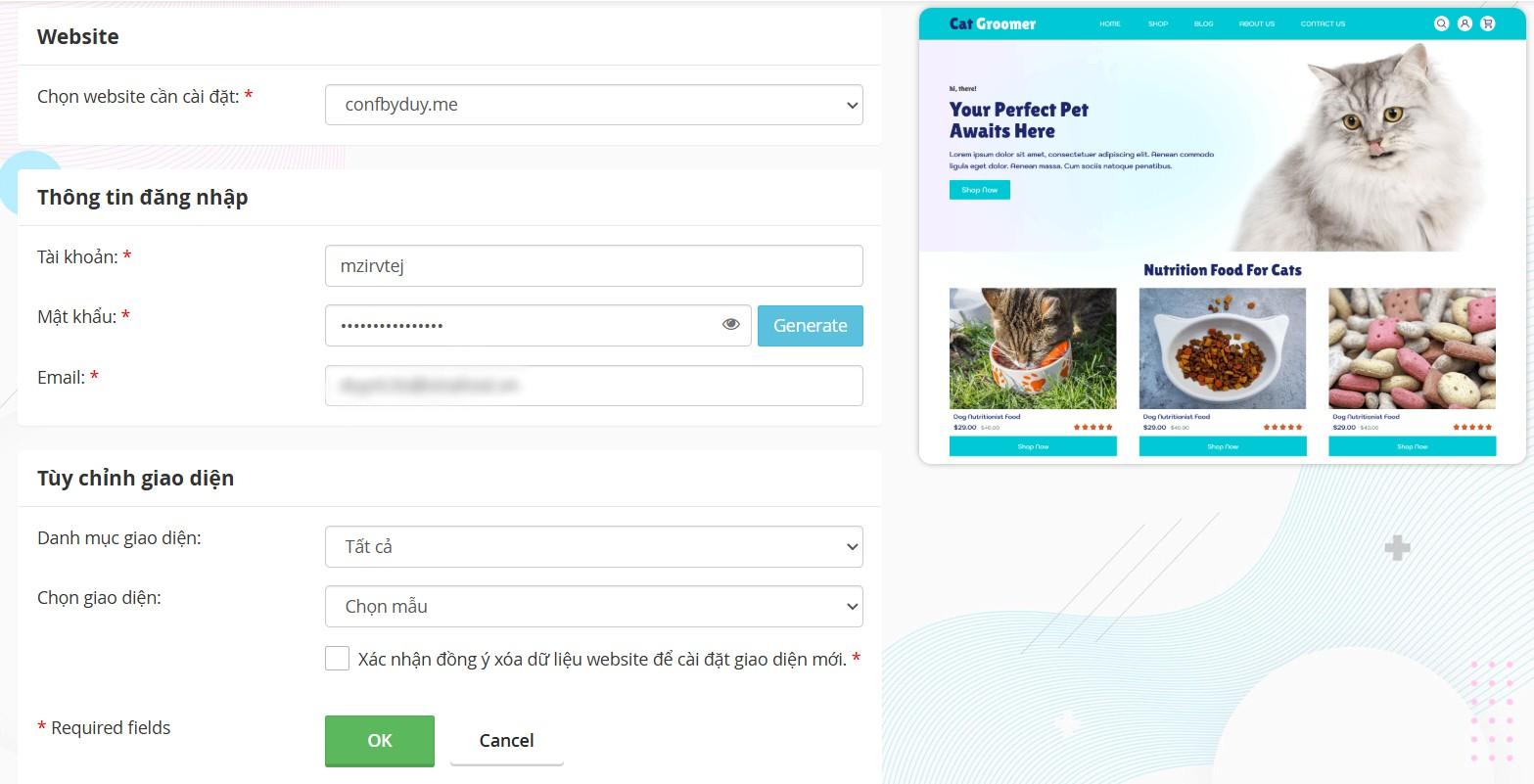 wordpress hosting vinahost toolkit