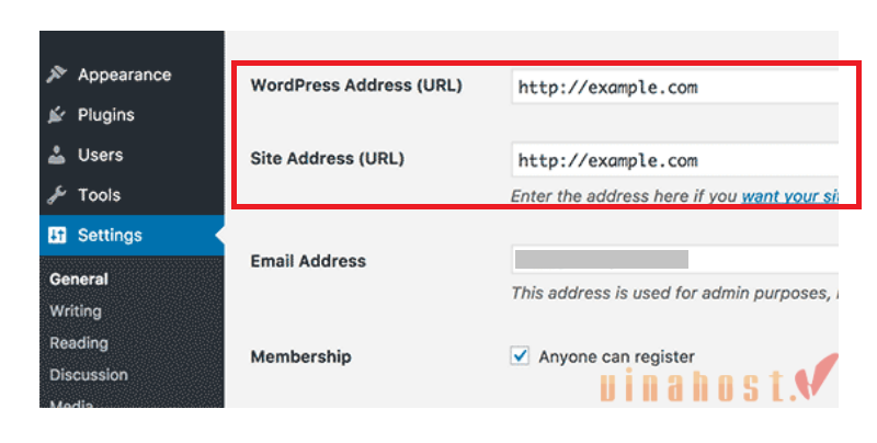 Đồng bộ tiền tố URL hệ thống từ HTTP sang HTTPS trong bảng điều khiển WordPress