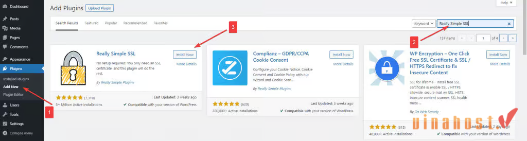 Hãy cài plugin Really Simple SSL để tự động thay thế liên kết tĩnh trong cơ sở dữ liệu