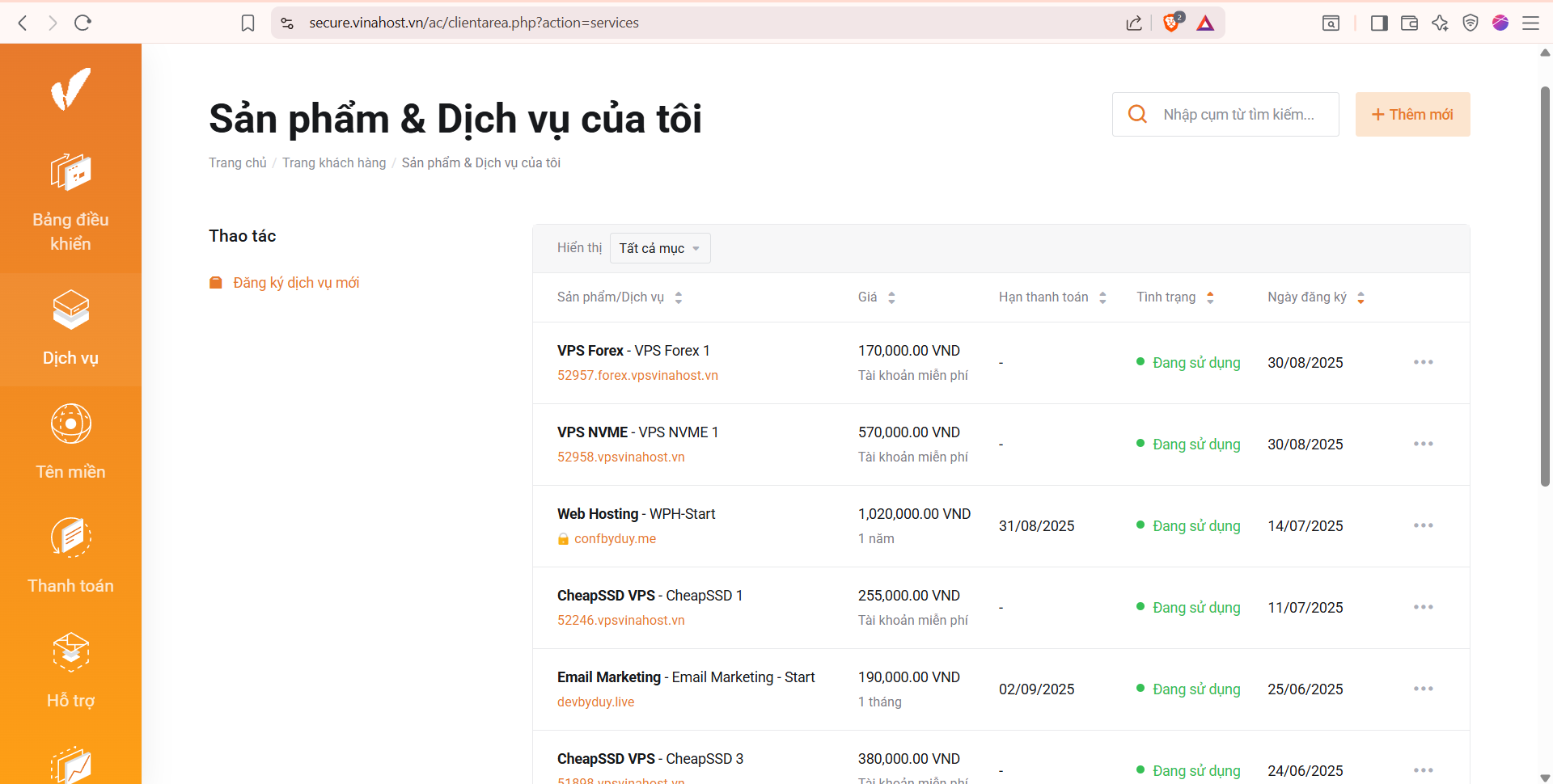 huong dan cai he dieu hanh tren vps nvme vinahost