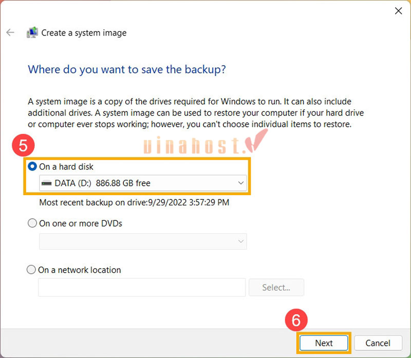 cach backup win 11