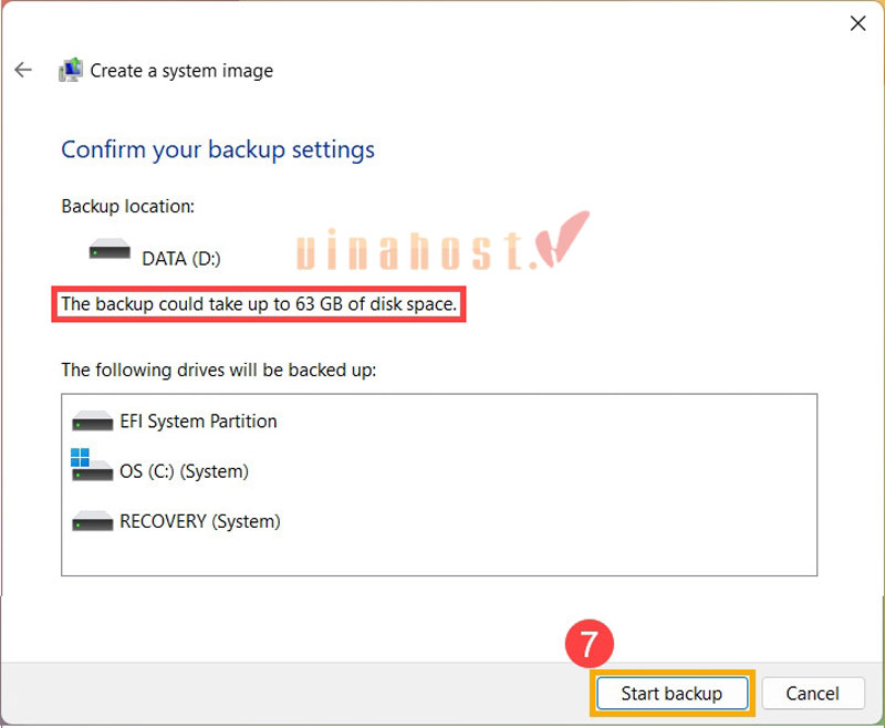 cach backup win 11