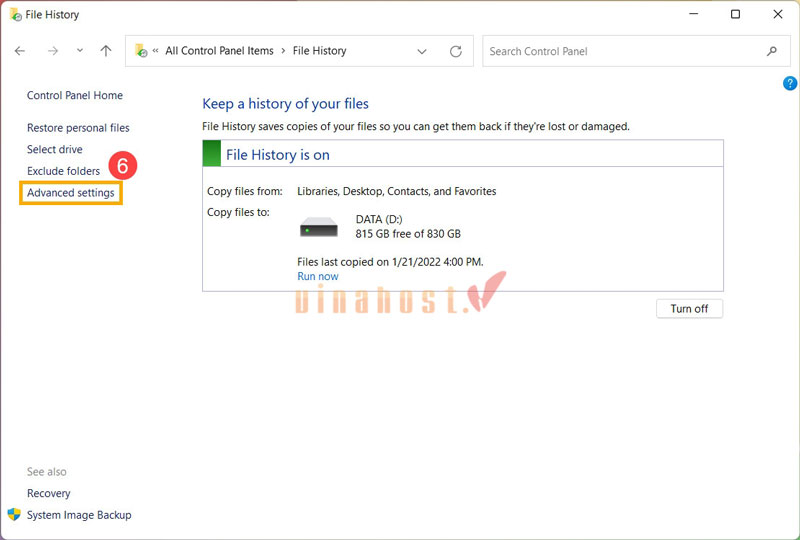 cach backup win 11